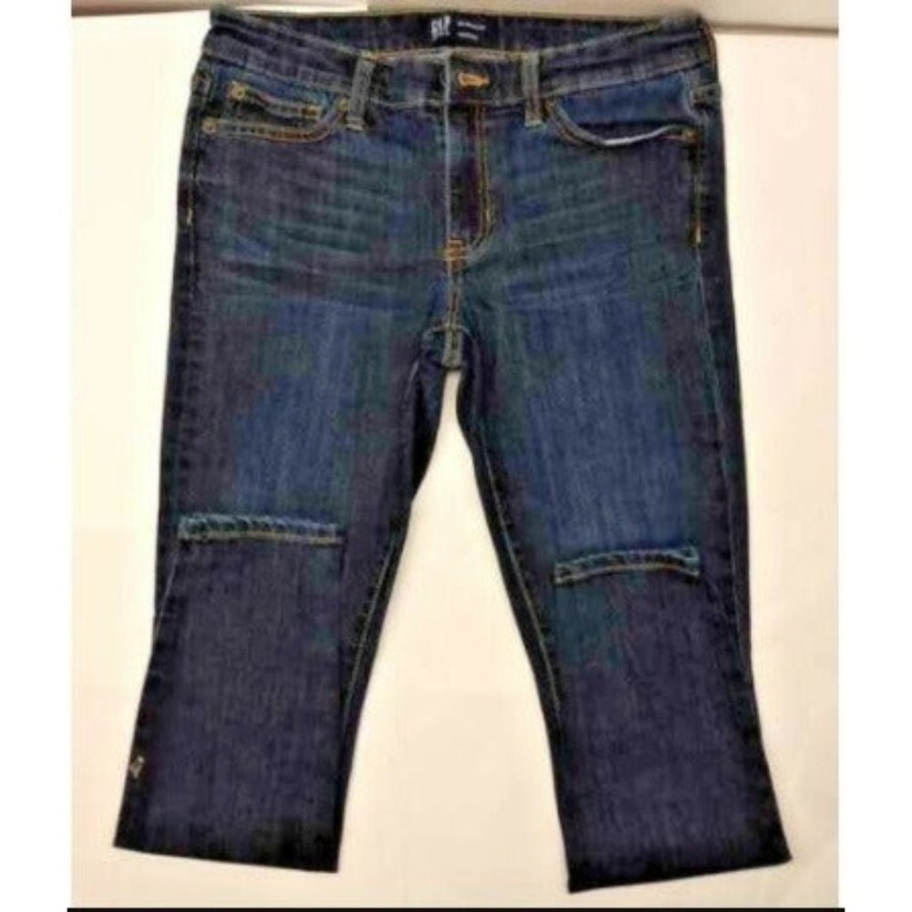 Womens GAP Slim Leg Midrise Dark Washed Jegging/Legging 28R (Waist 30in)